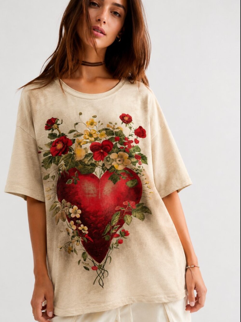 JADED GYPSY MOON DANCE TEE FULL HEART NWT